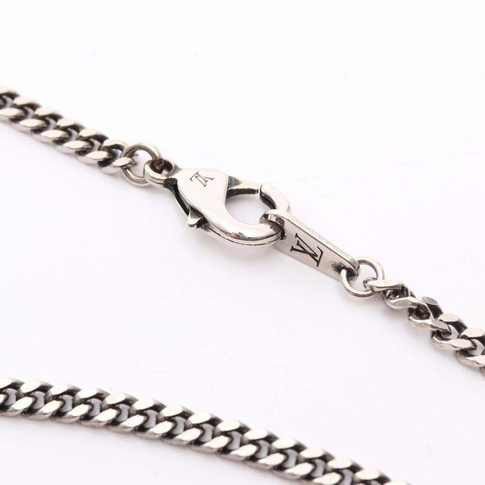 LOUIS VUITTON Silver Necklace - Picture 3 of 8